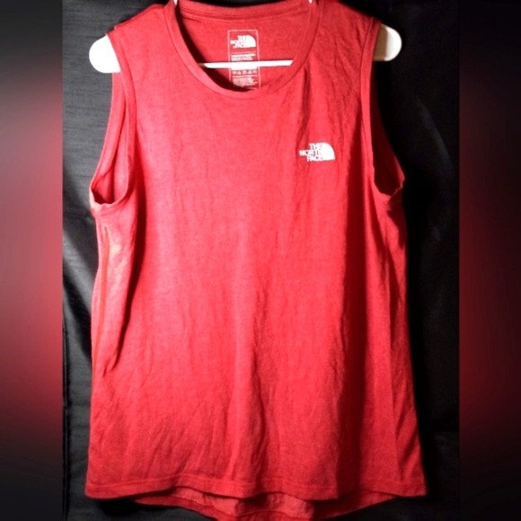 The North Face Tops - The North Face 1966 Never Stop Exploring Graphic Sleveless T-shirt Red Women’s L